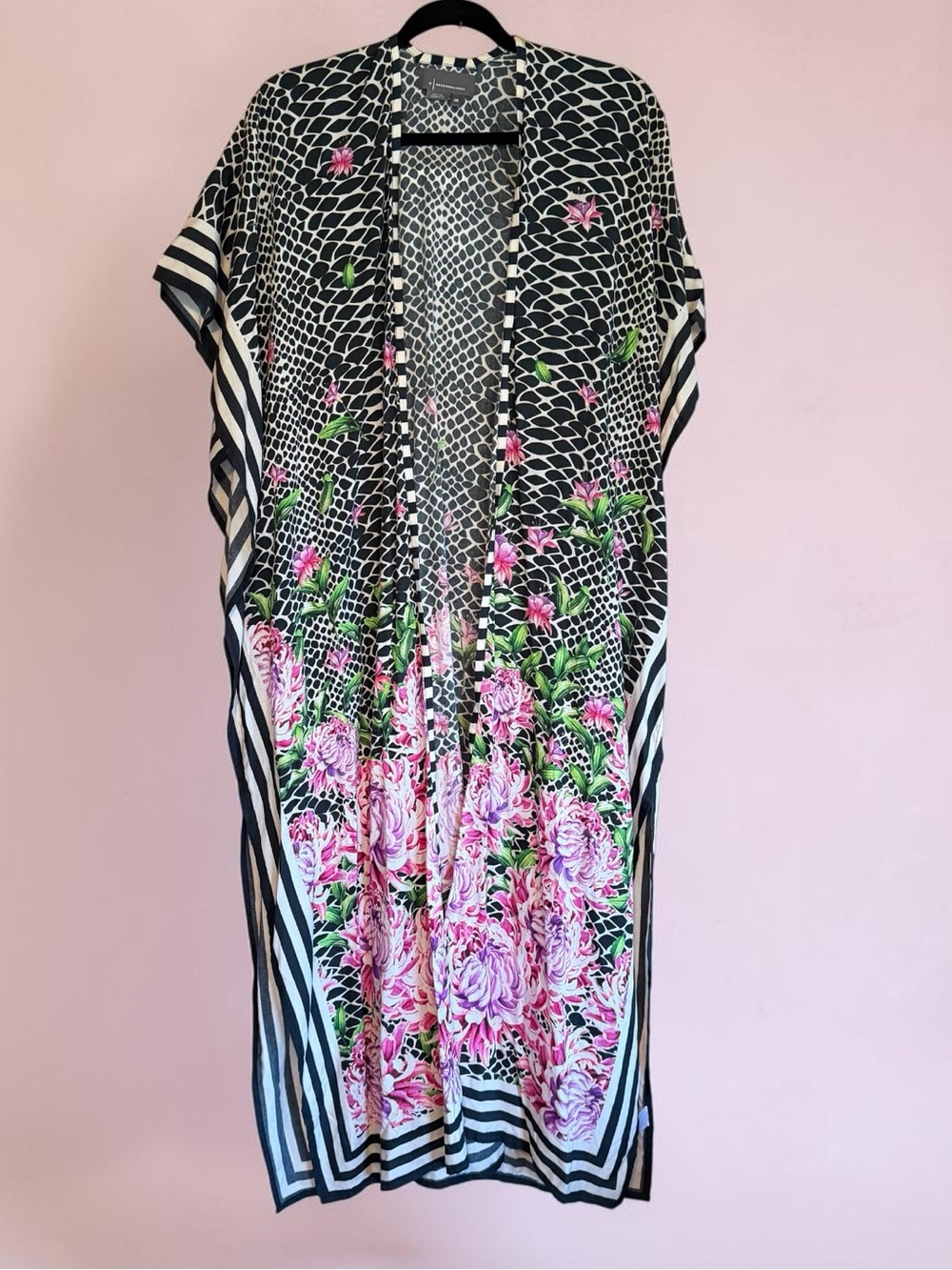 Anthropologie Mila Printed Duster Kimono One Size - Picture 2 of 8